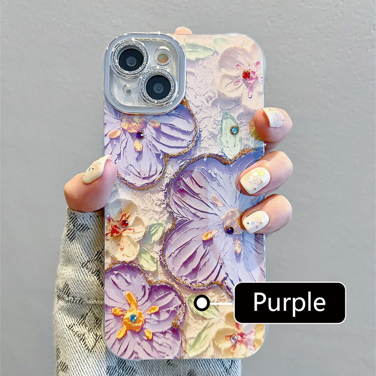 〖i822〗iPhone 携帯 ケース花柄,アイフォン 15 カバー 人気