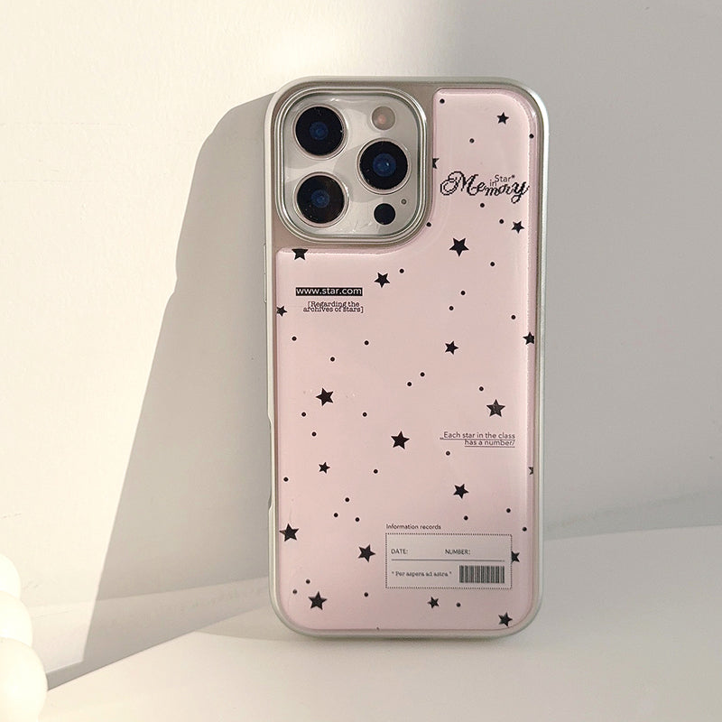 〖i928〗ピンクスターiPhone 16 ケース