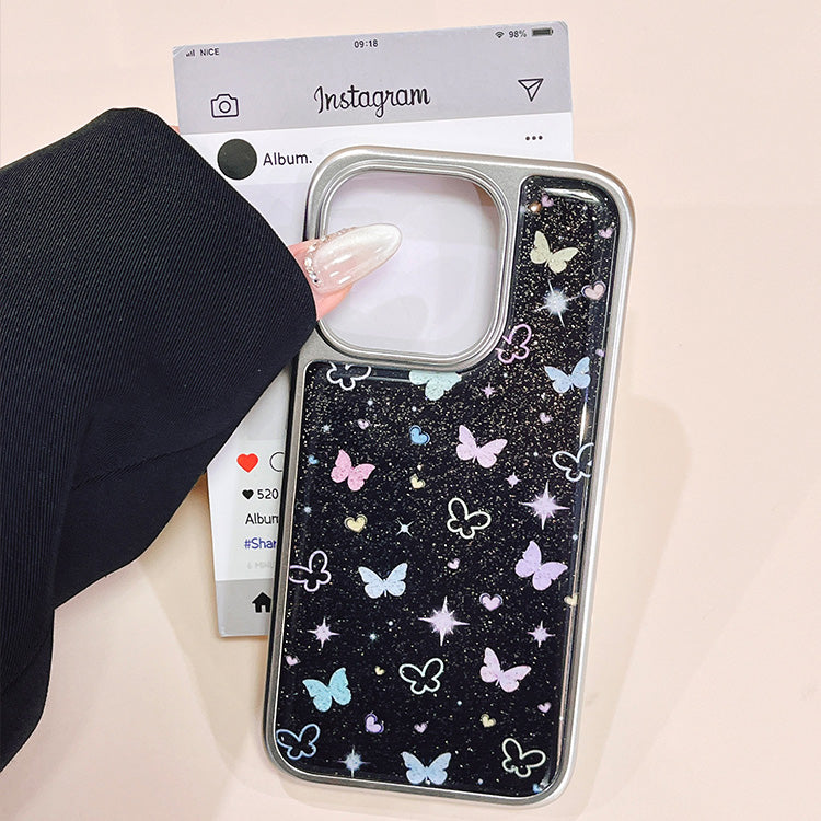 〖i912〗バタフライ iphoneケース 韓国