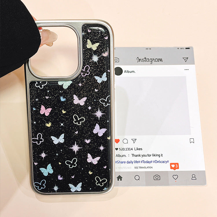 〖i912〗バタフライ iphoneケース 韓国