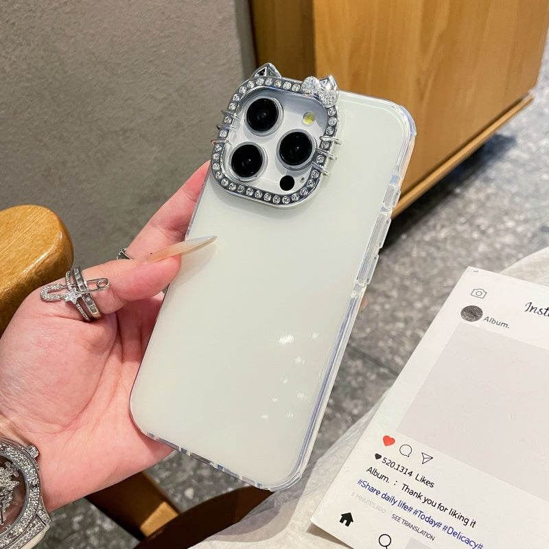 〖i944〗高級勾配レーザーキャンディ虹色のiPhoneケース