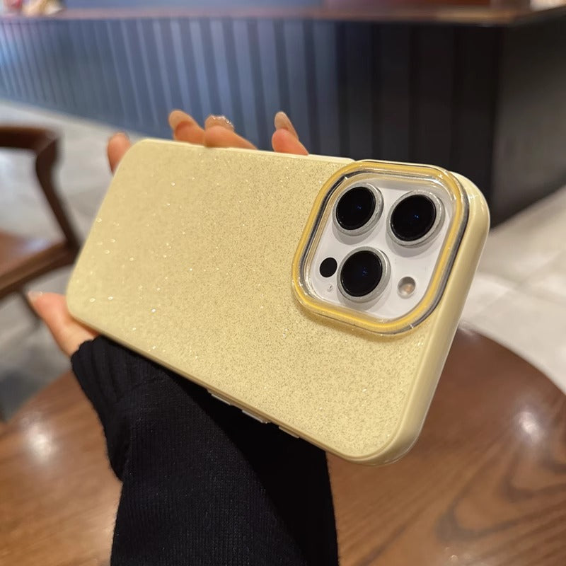 〖i925〗シンプル iPhone16ケース ピンク キラキラ