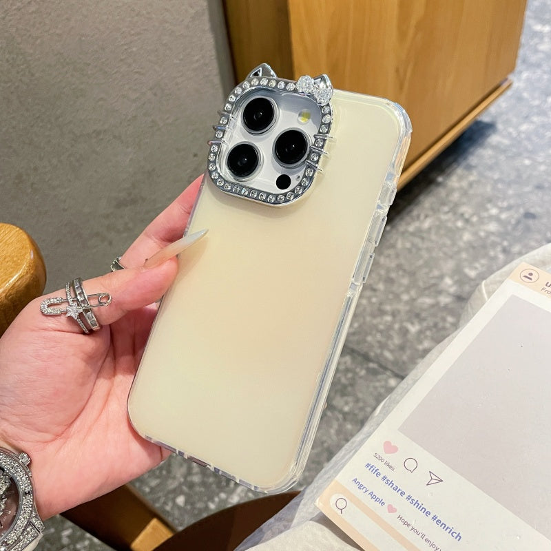 〖i944〗高級勾配レーザーキャンディ虹色のiPhoneケース