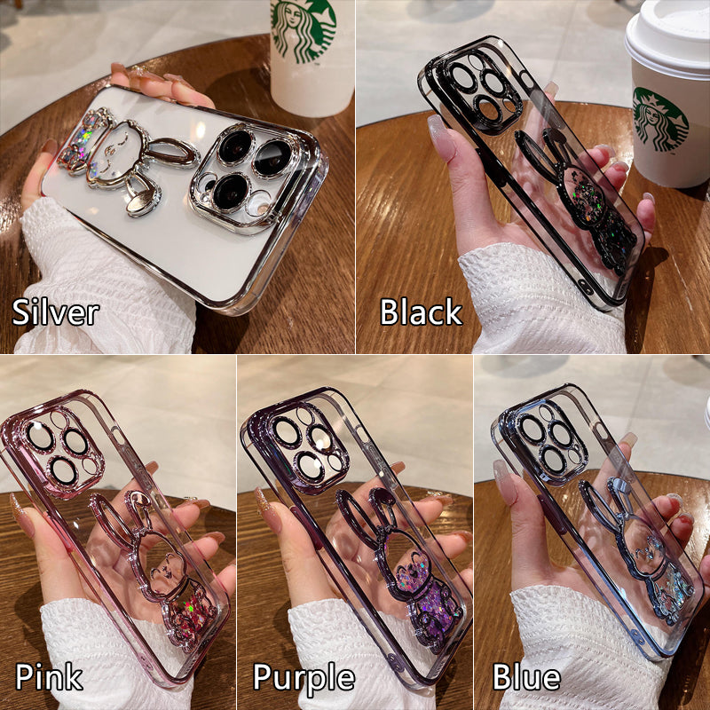 〖i607〗立体的な流砂うさぎのiPhoneケース,カメラ 保護 スマホケース