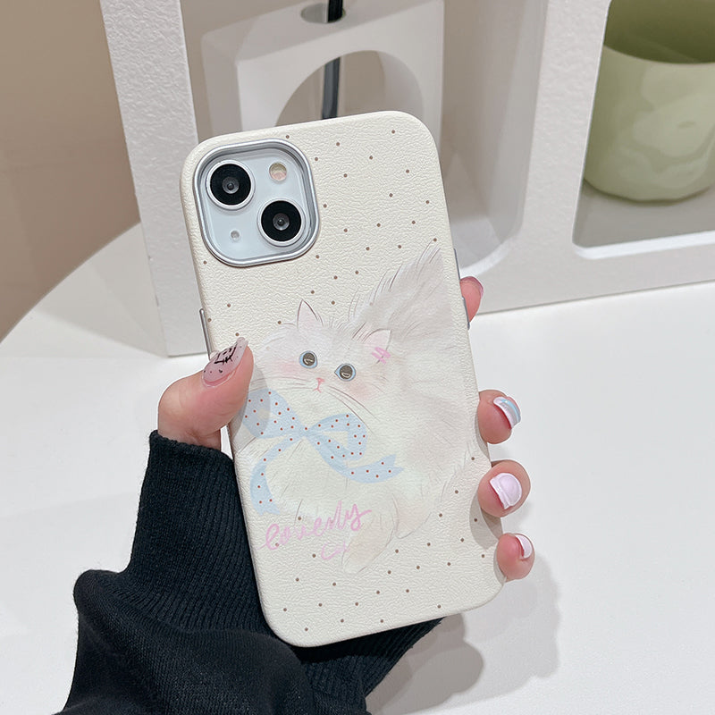 〖i919〗かわいい猫のiPhone 携帯ケース