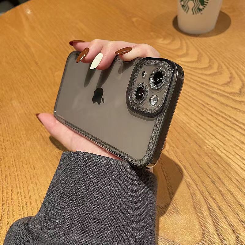 〖i762〗iPhone14ケース透明 フチ あり,iPhone15Proクリア ケース おしゃれ