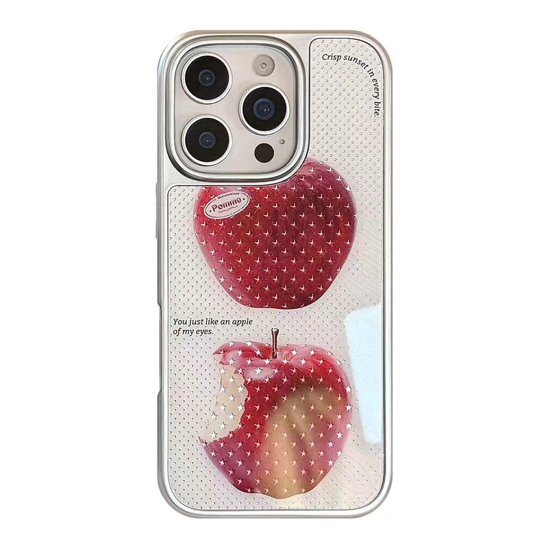 〖i929〗シンプルアップル iPhone 15 ケース