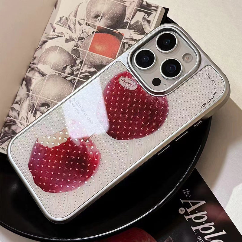 〖i929〗シンプルアップル iPhone 15 ケース