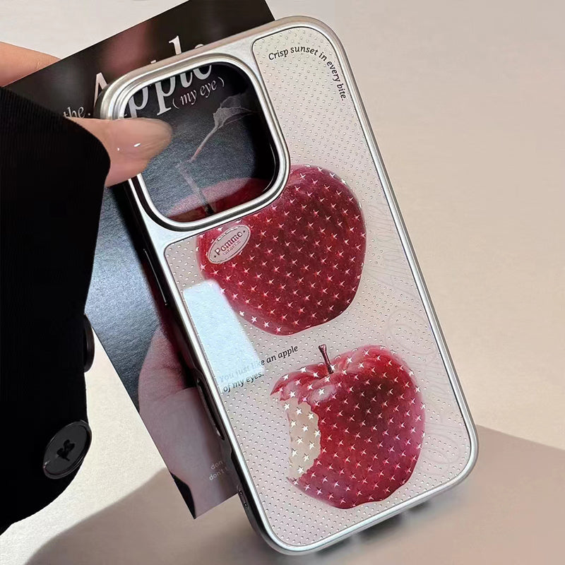 〖i929〗シンプルアップル iPhone 15 ケース