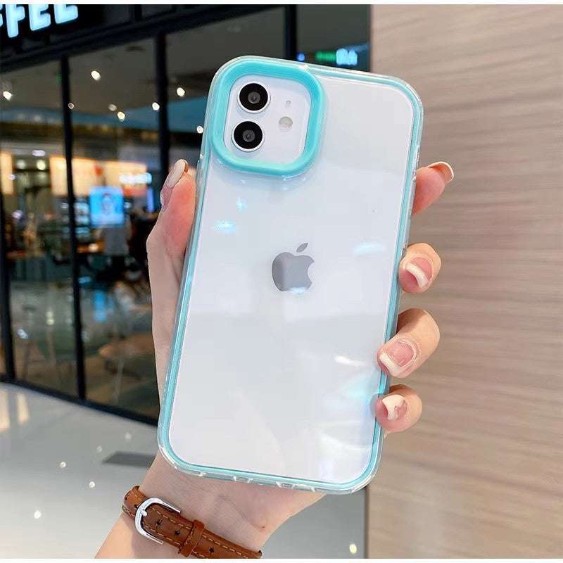 〖i653〗iphone14pro ケース 韓国 おしゃれ あいふぉん14pro ケース シンプル iphone ケース 透明 クリア 創意 個性 超軽