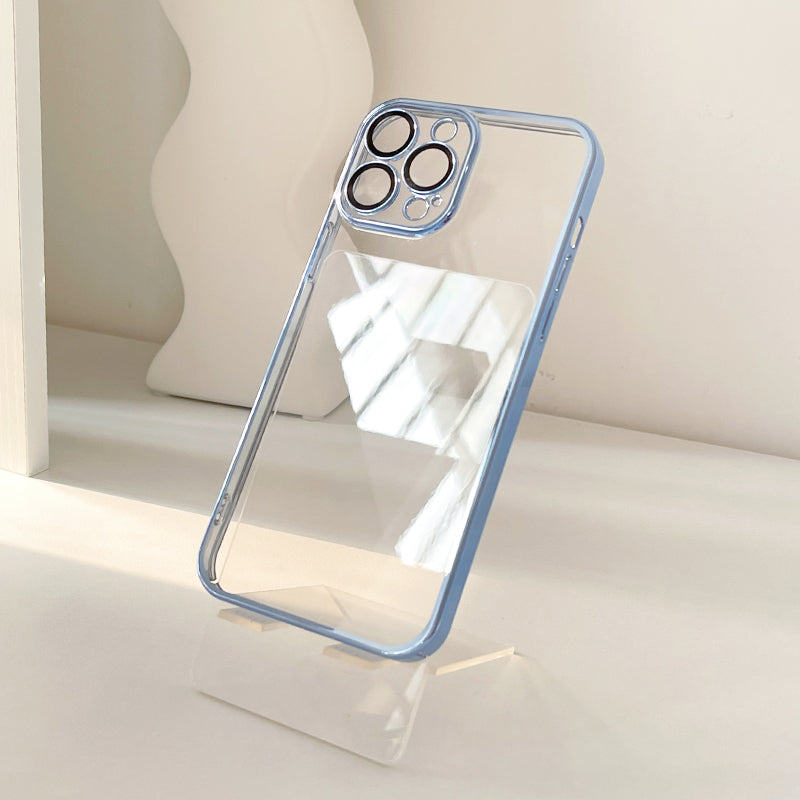 〖i364〗単色電気携帯電話ケース/iPhone 13スマホケース/IPhone 12 ケースかわいい電話ケース