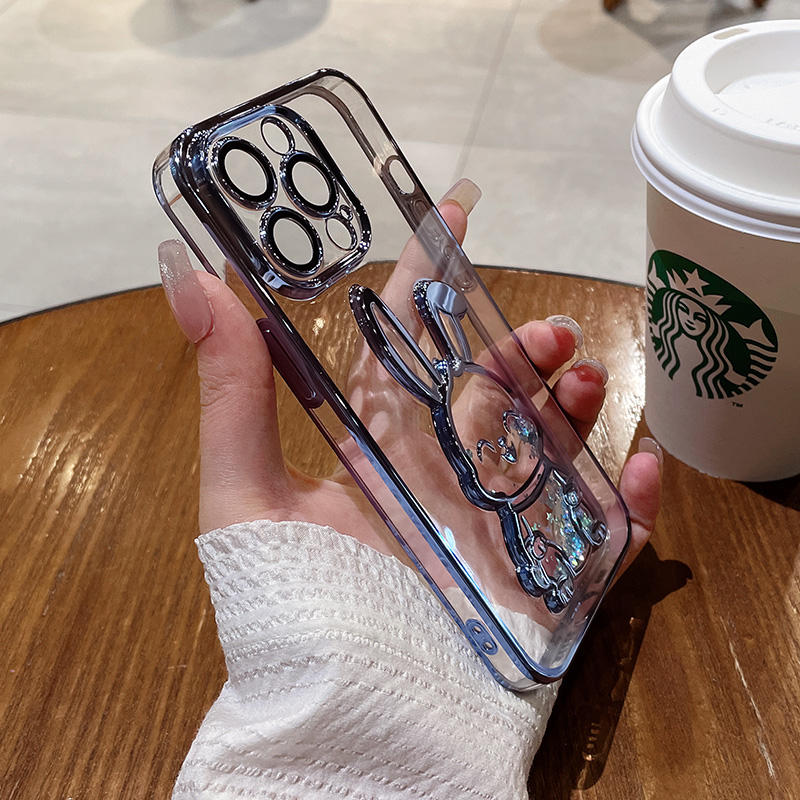 〖i607〗立体的な流砂うさぎのiPhoneケース,カメラ 保護 スマホケース