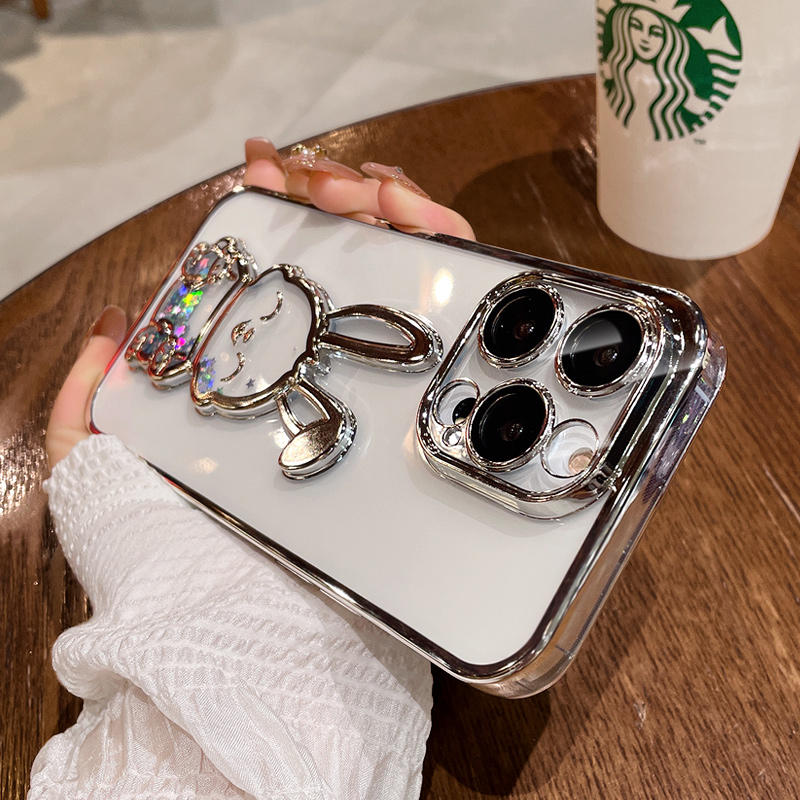 〖i607〗立体的な流砂うさぎのiPhoneケース,カメラ 保護 スマホケース