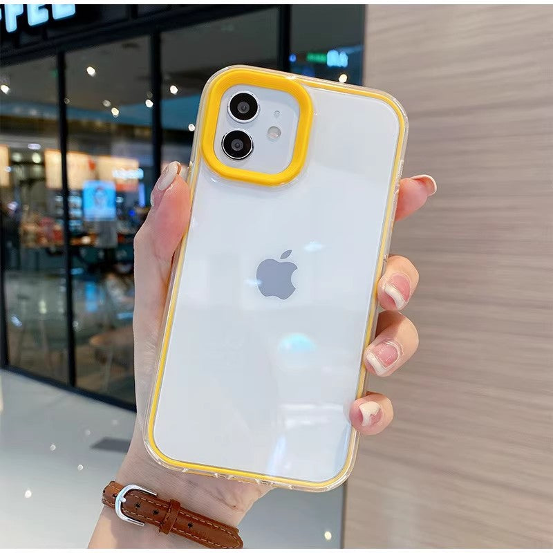 〖i653〗iphone14pro ケース 韓国 おしゃれ あいふぉん14pro ケース シンプル iphone ケース 透明 クリア 創意 個性 超軽