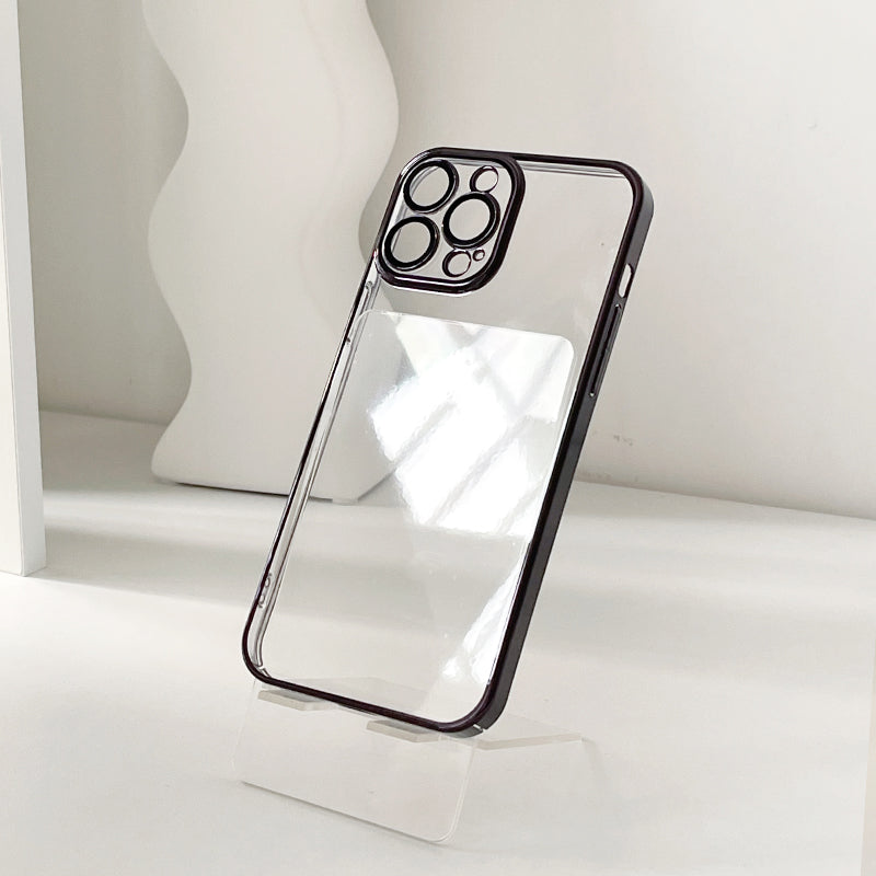 〖i364〗単色電気携帯電話ケース/iPhone 13スマホケース/IPhone 12 ケースかわいい電話ケース