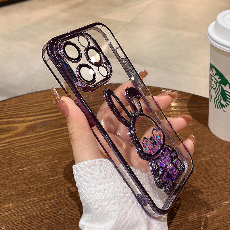 〖i607〗立体的な流砂うさぎのiPhoneケース,カメラ 保護 スマホケース