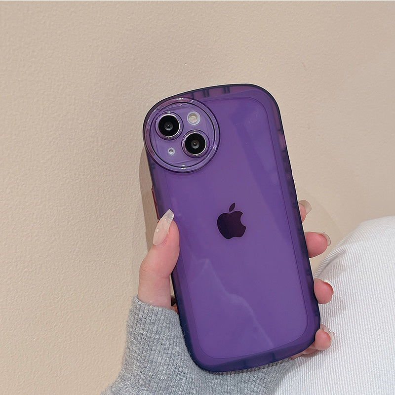 〖i351〗透明 スマホケース アレンジ iPhone 11スマホケース、カラーTPU