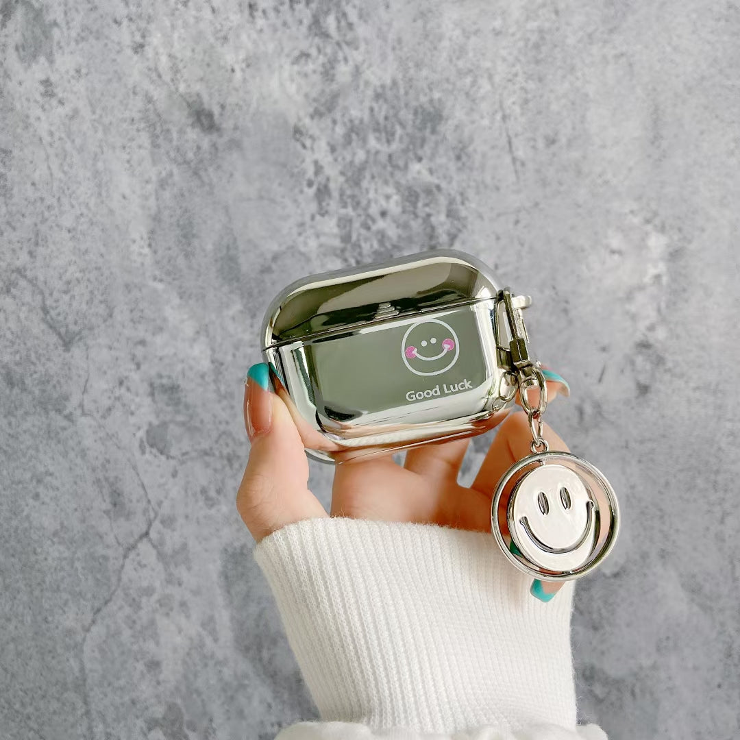 〖A013〗スマイリーヘッドホンセット Airpods1/2ケース,Airpods Proケース