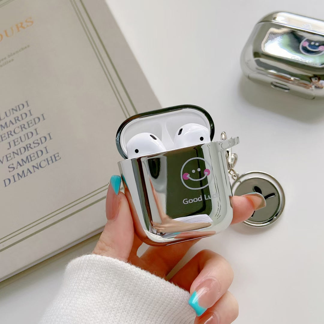 〖A013〗スマイリーヘッドホンセット Airpods1/2ケース,Airpods Proケース