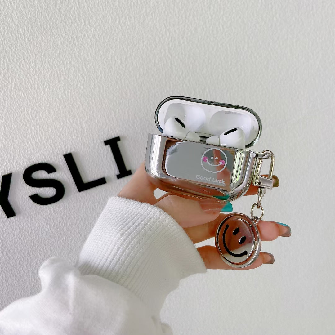 〖A013〗スマイリーヘッドホンセット Airpods1/2ケース,Airpods Proケース