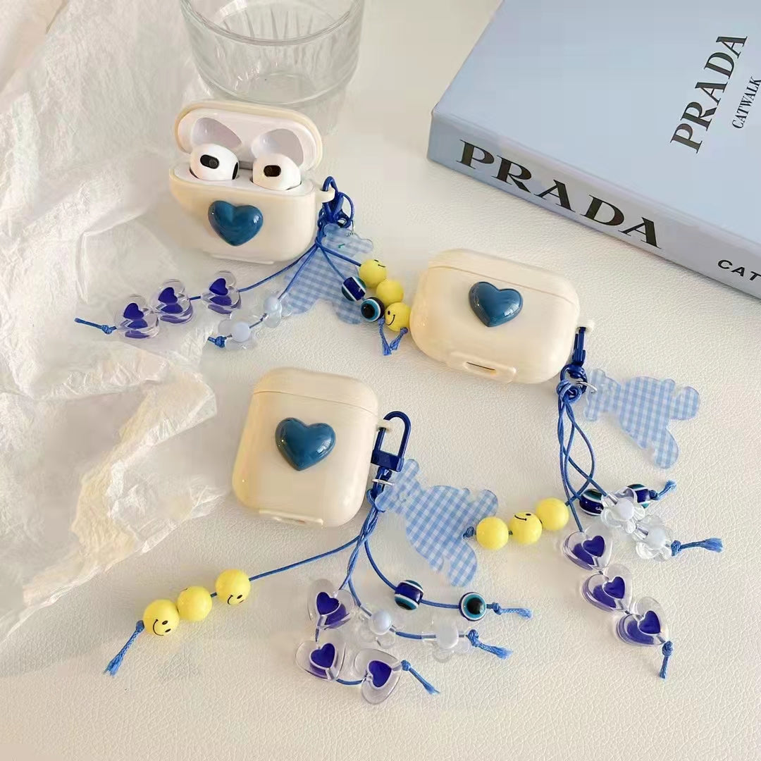 〖A030〗爱心耳机ケース AirPods 1/2 /3 ケースAirPods Proケース