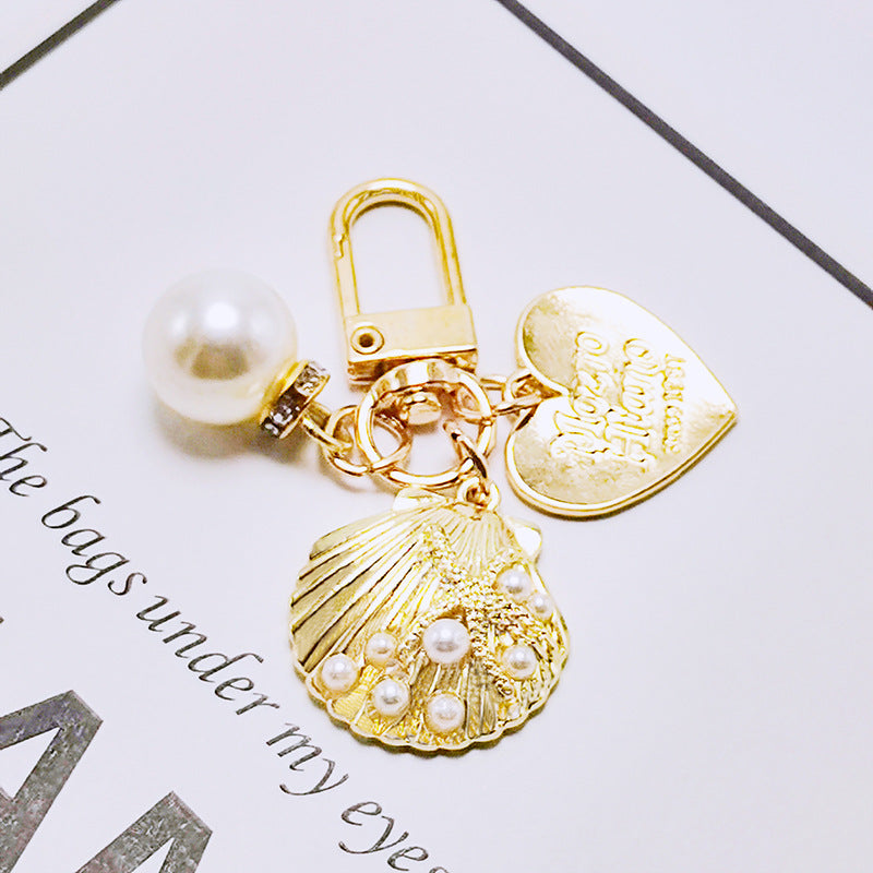 〖X004〗スマホケースペンダント，スマホペンダント，パールペンダント