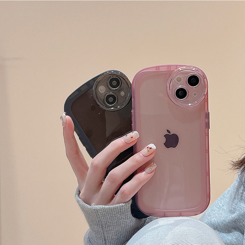 〖i351〗透明 スマホケース アレンジ iPhone 11スマホケース、カラーTPU