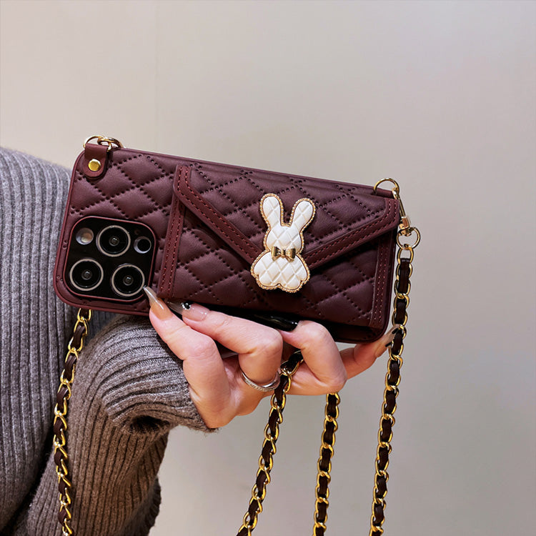 〖i599〗iPhone 14 Pro ケース ベルト付き ショルダー 肩掛け 斜めがけ 皮革カバー 背面カード収納 耐久性 おしゃれ ブラケ 落下防止