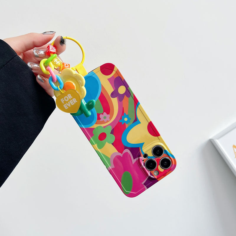 〖i489〗iphone13ケース花 柄 クリア,iPhoneスマホ ストラップ 花,携帯カバー可愛い人気