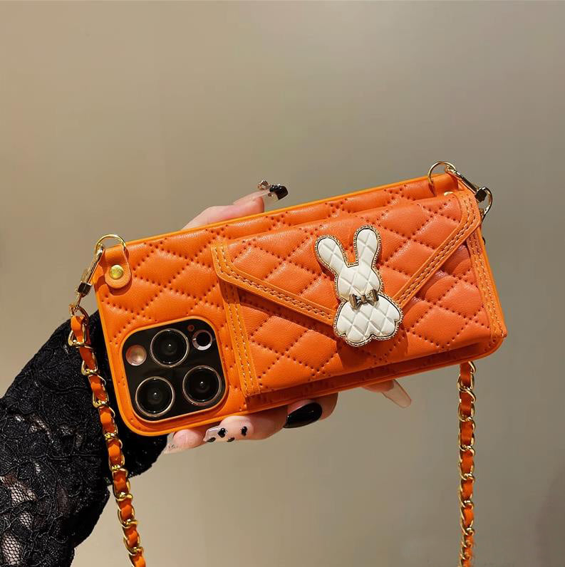 〖i599〗iPhone 14 Pro ケース ベルト付き ショルダー 肩掛け 斜めがけ 皮革カバー 背面カード収納 耐久性 おしゃれ ブラケ 落下防止